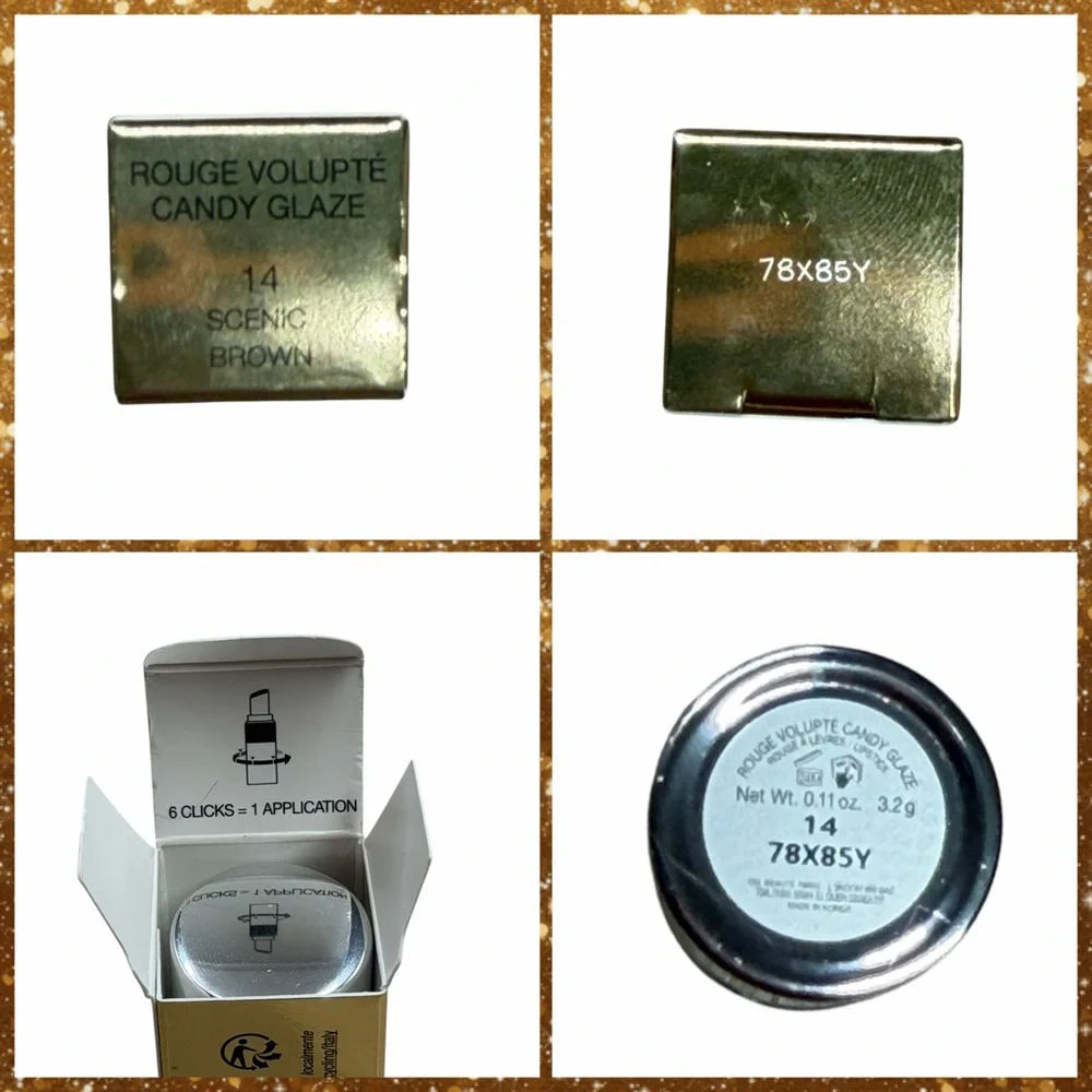 Yves Saint Laurent Candy Glaze Lip Gloss Stick in 14 Scenic Brown